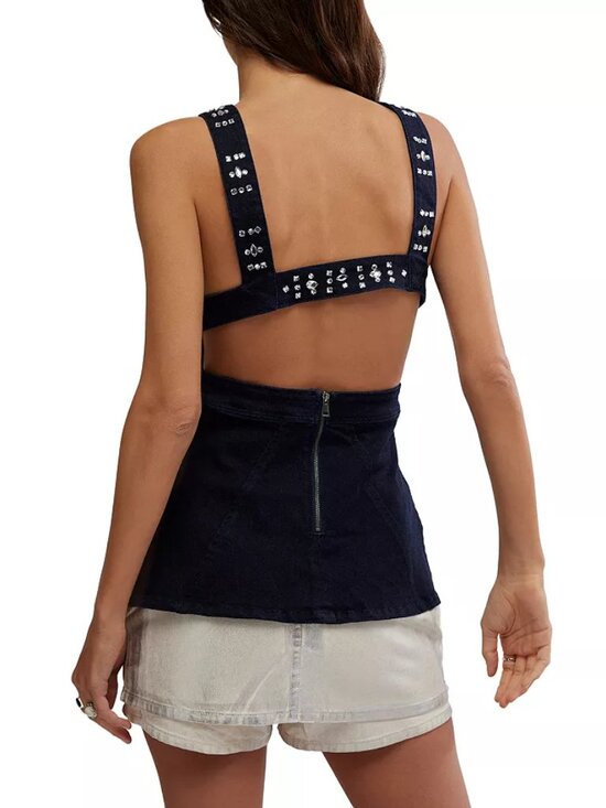 Free People Tops - Free People Decked In Shine Top. Sz: Large